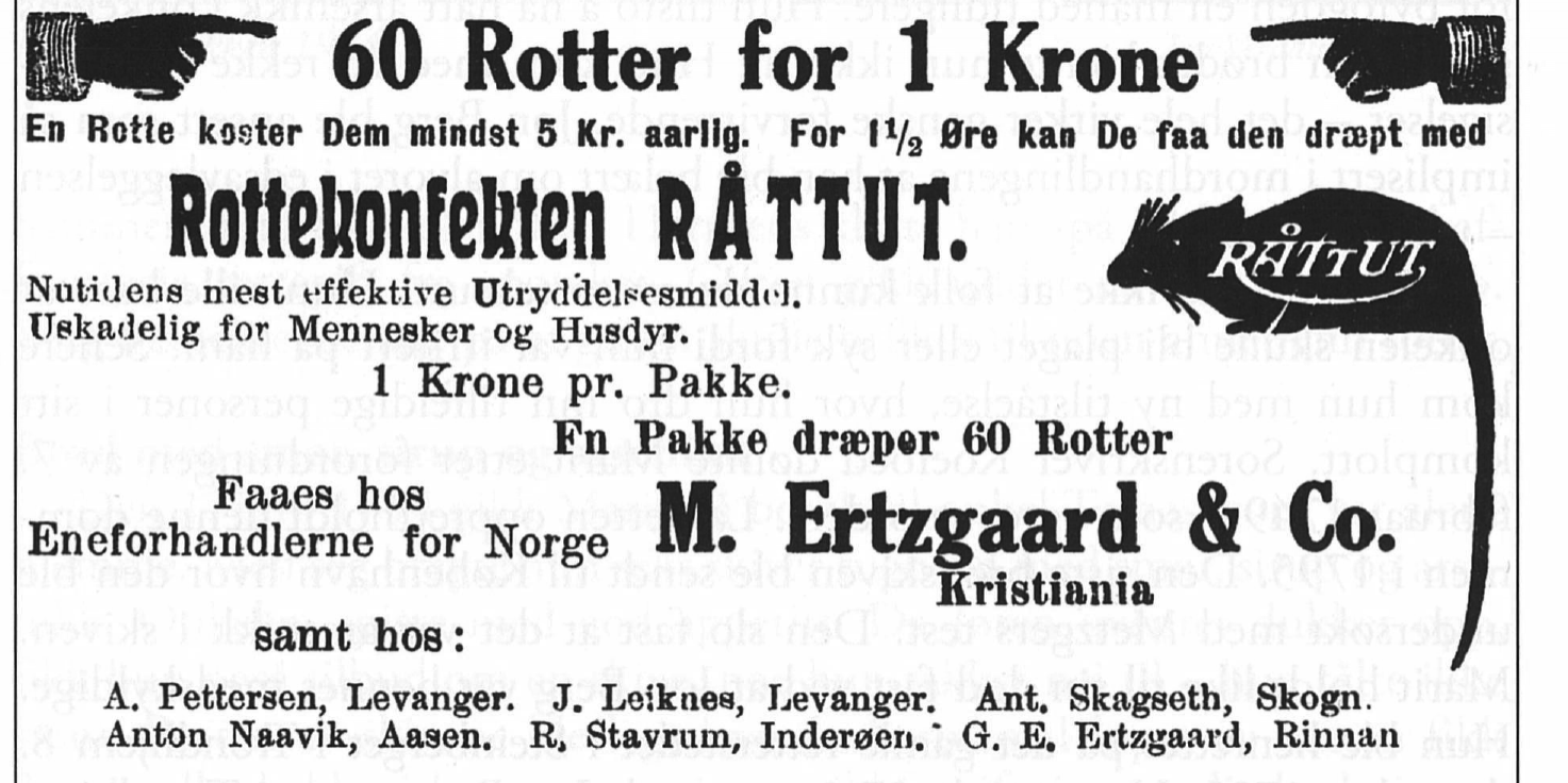 Fra Verdal historielags
skrifter 41 - 2012 og Nordenfjeldsk Tidende 20. mai 1914.